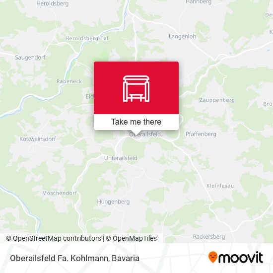 Oberailsfeld Fa. Kohlmann map