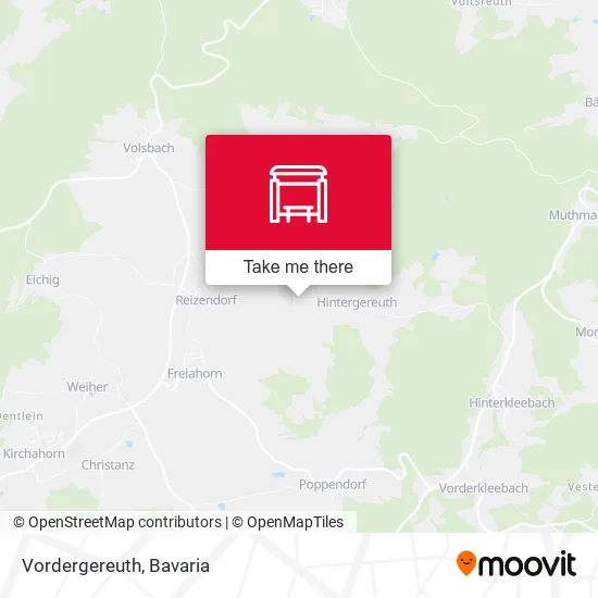 Карта Vordergereuth
