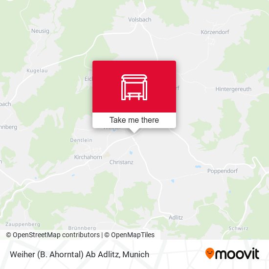 Weiher (B. Ahorntal) Ab Adlitz map