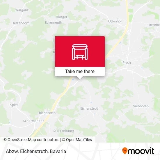 Карта Abzw. Eichenstruth