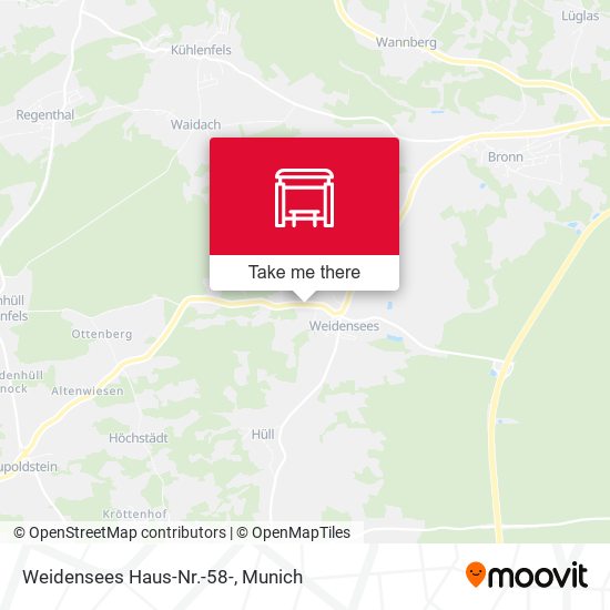 Карта Weidensees Haus-Nr.-58-