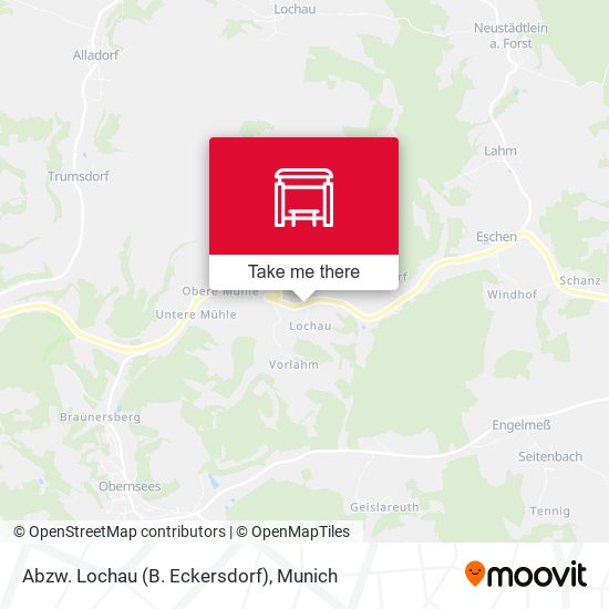Abzw. Lochau (B. Eckersdorf) map