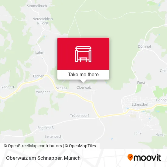 Карта Oberwaiz am Schnapper