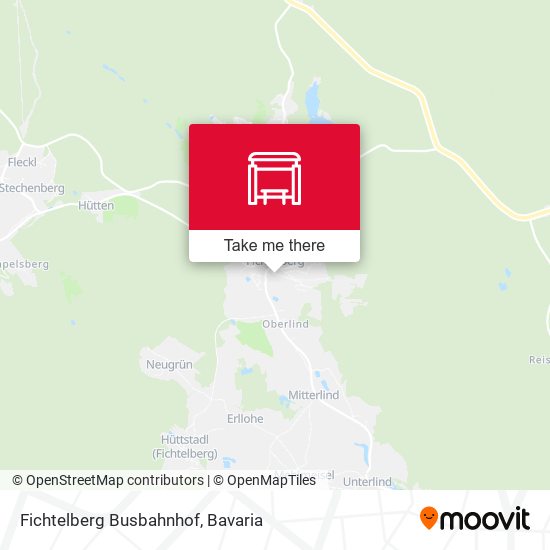 Карта Fichtelberg Busbahnhof