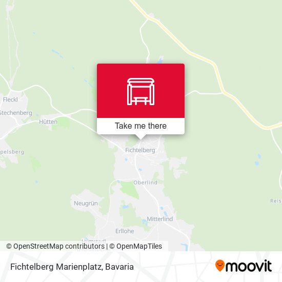 Fichtelberg Marienplatz map