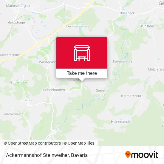 Ackermannshof Steinweiher map