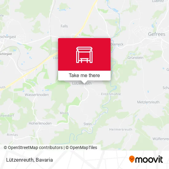 Карта Lützenreuth