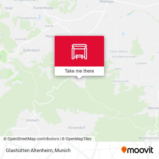 Glashütten Altenheim map