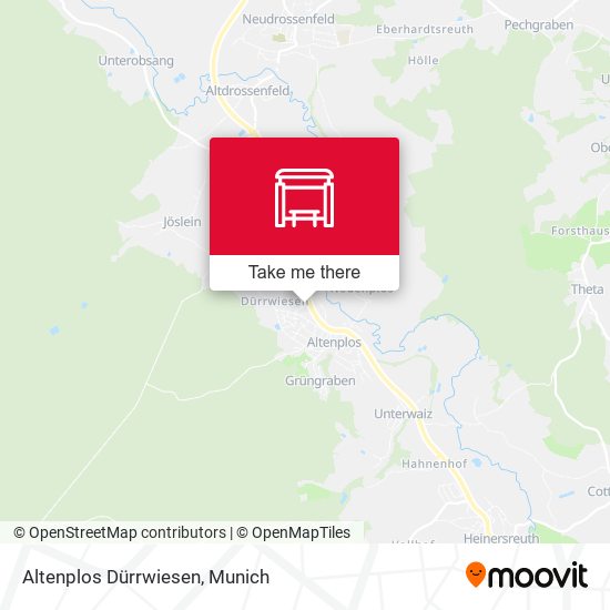 Altenplos Dürrwiesen map