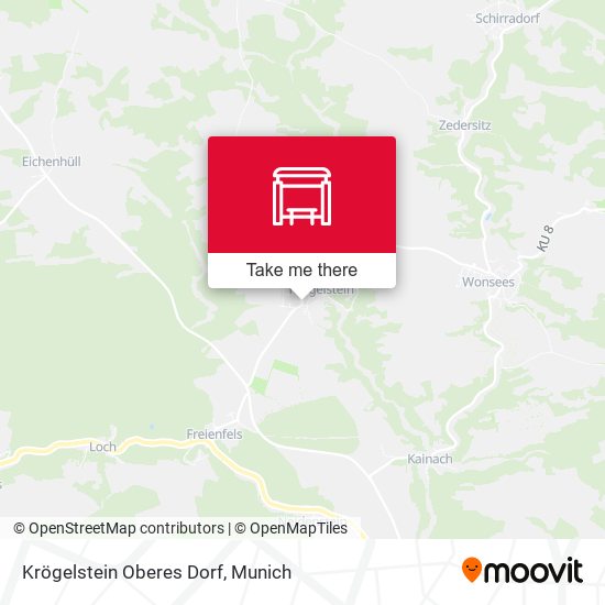 Krögelstein Oberes Dorf map