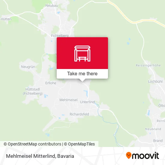 Карта Mehlmeisel Mitterlind