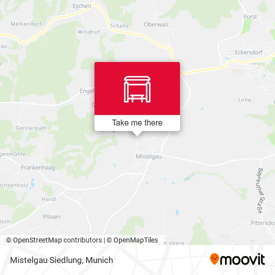 Карта Mistelgau Siedlung