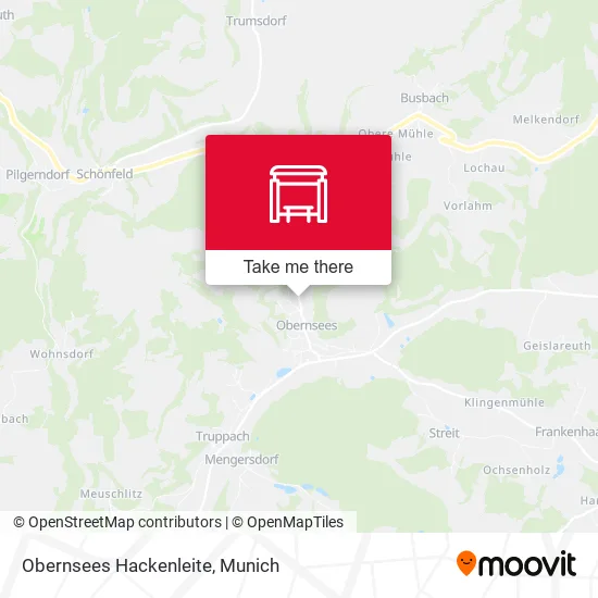Карта Obernsees Hackenleite