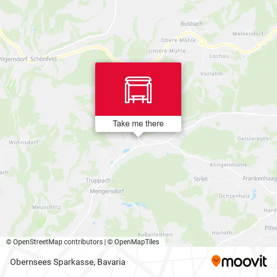 Карта Obernsees Sparkasse