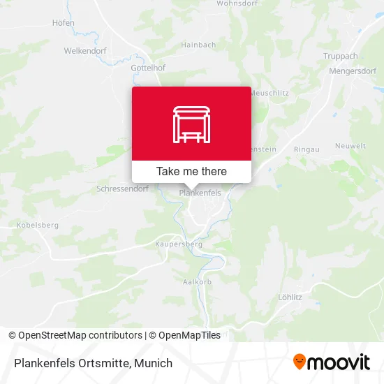 Карта Plankenfels Ortsmitte