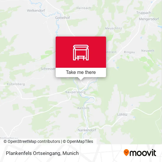 Карта Plankenfels Ortseingang