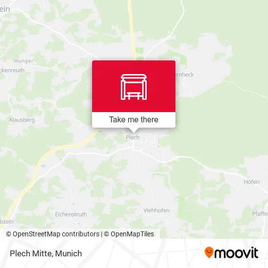 Карта Plech Mitte