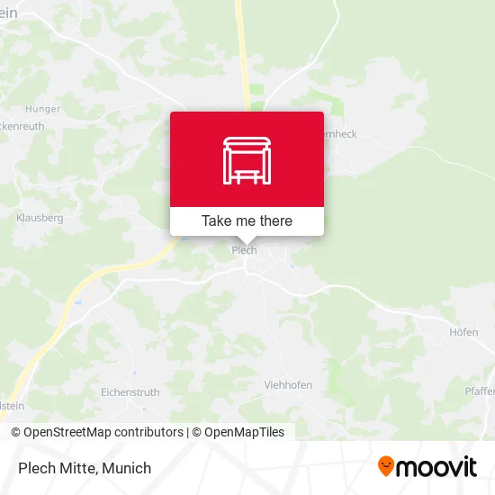 Карта Plech Mitte