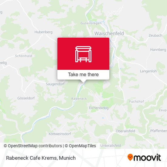 Rabeneck Cafe Krems map