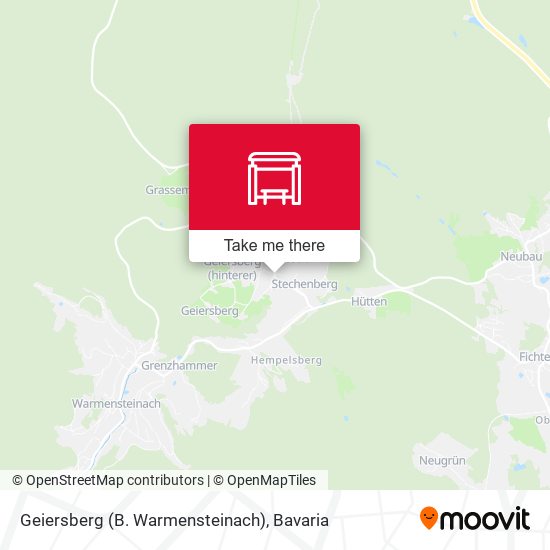 Карта Geiersberg (B. Warmensteinach)