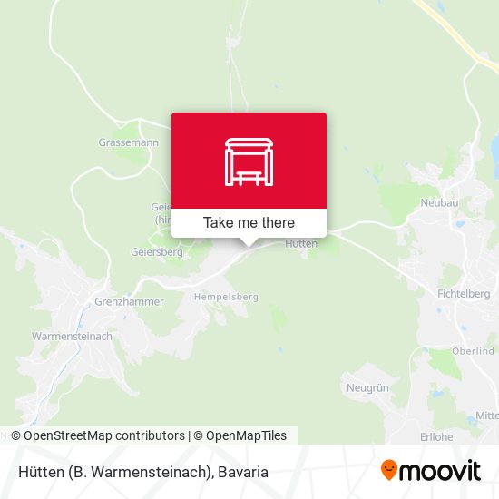 Hütten (B. Warmensteinach) map