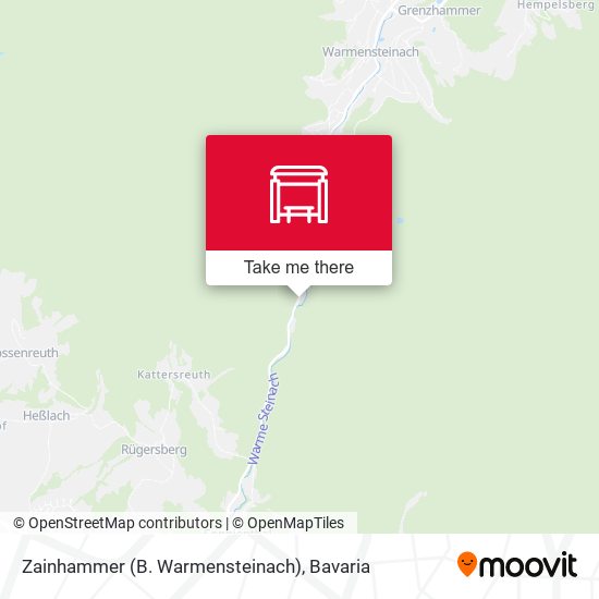 Карта Zainhammer (B. Warmensteinach)