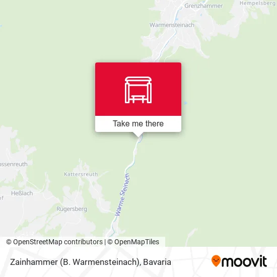 Карта Zainhammer (B. Warmensteinach)