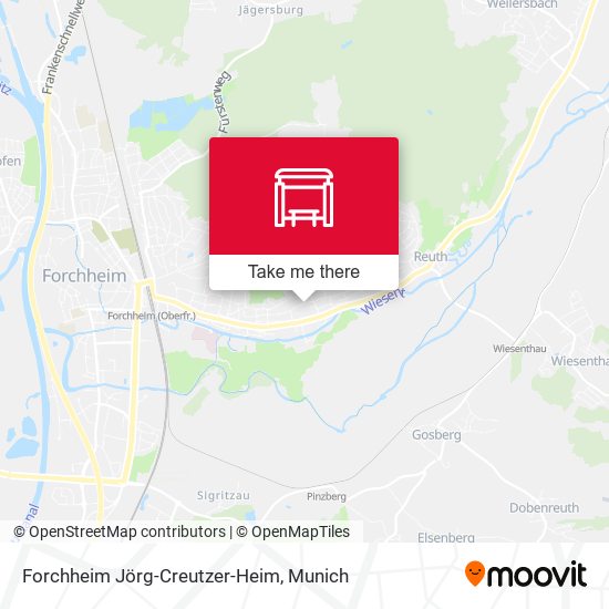 Forchheim Jörg-Creutzer-Heim map
