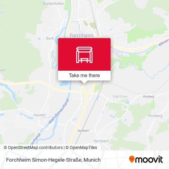 Forchheim Simon-Hegele-Straße map