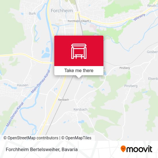 Карта Forchheim Bertelsweiher