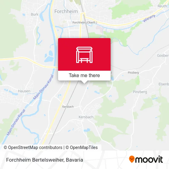 Карта Forchheim Bertelsweiher