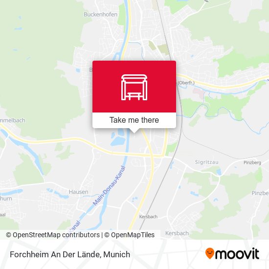 Forchheim An Der Lände map