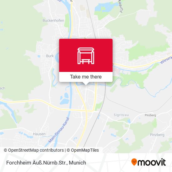 Forchheim Äuß.Nürnb.Str. map
