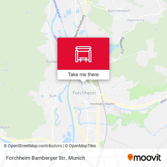 Forchheim Bamberger Str. map