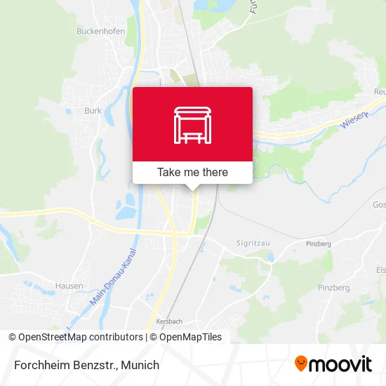 Карта Forchheim Benzstr.