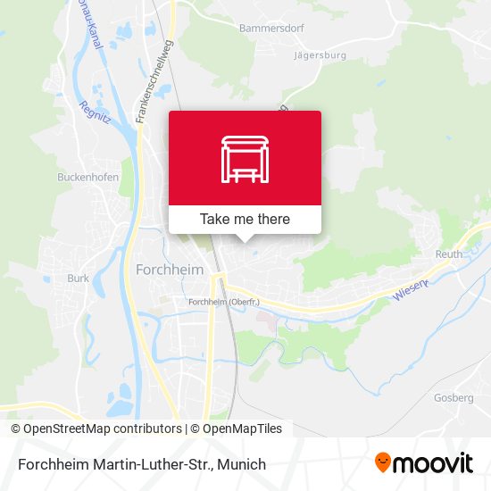 Forchheim Martin-Luther-Str. map