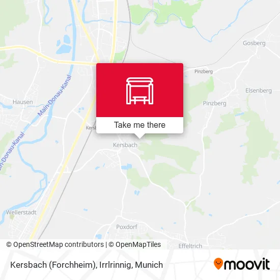 Карта Kersbach (Forchheim), Irrlrinnig