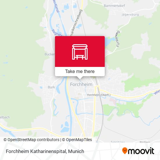 Forchheim Katharinenspital map