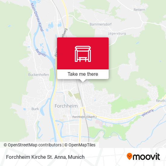 Forchheim Kirche St. Anna map