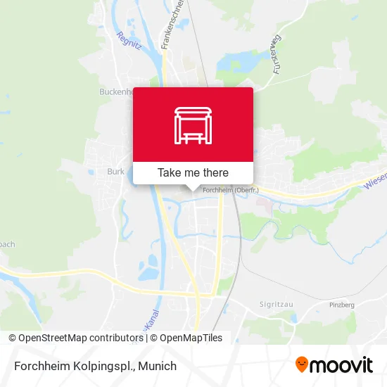 Карта Forchheim Kolpingspl.