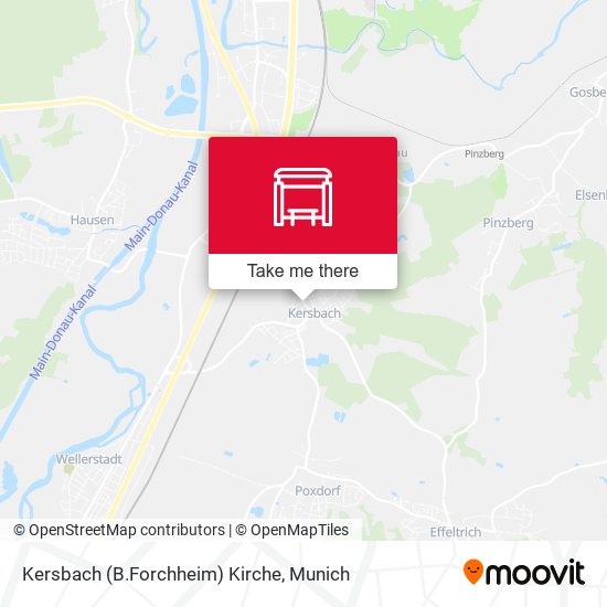 Kersbach (B.Forchheim) Kirche map