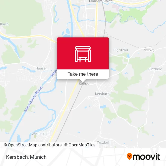 Карта Kersbach