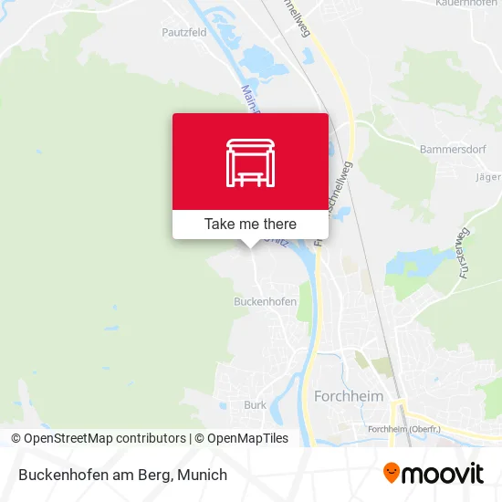 Карта Buckenhofen am Berg