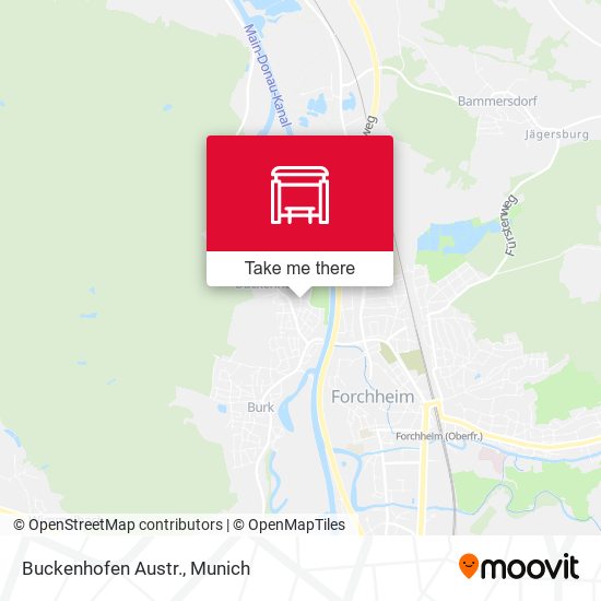 Карта Buckenhofen Austr.