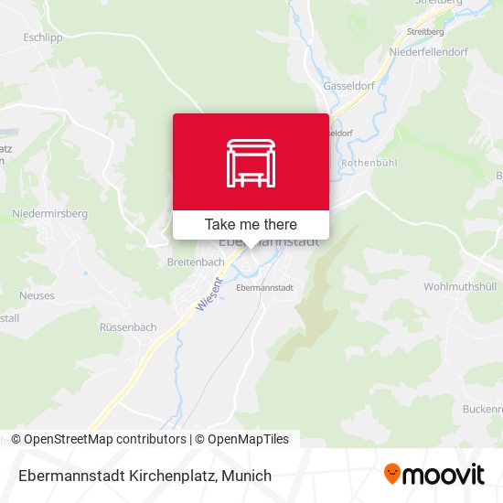 Ebermannstadt Kirchenplatz map