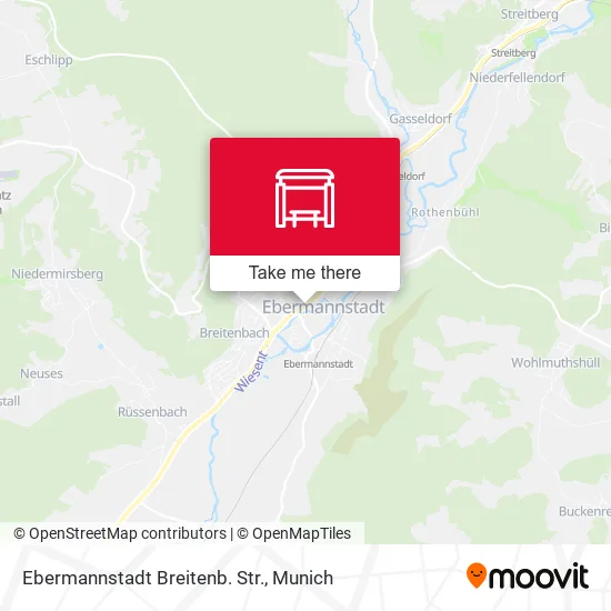 Карта Ebermannstadt Breitenb. Str.