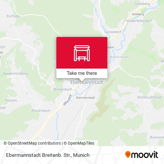 Ebermannstadt Breitenb. Str. map