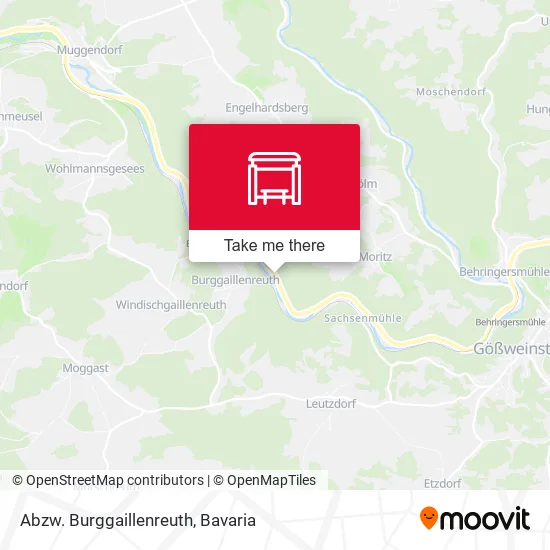 Карта Abzw. Burggaillenreuth