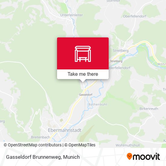 Gasseldorf Brunnenweg map