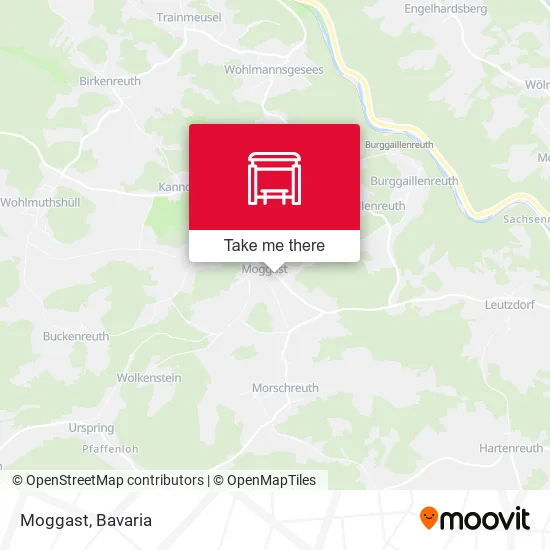 Карта Moggast